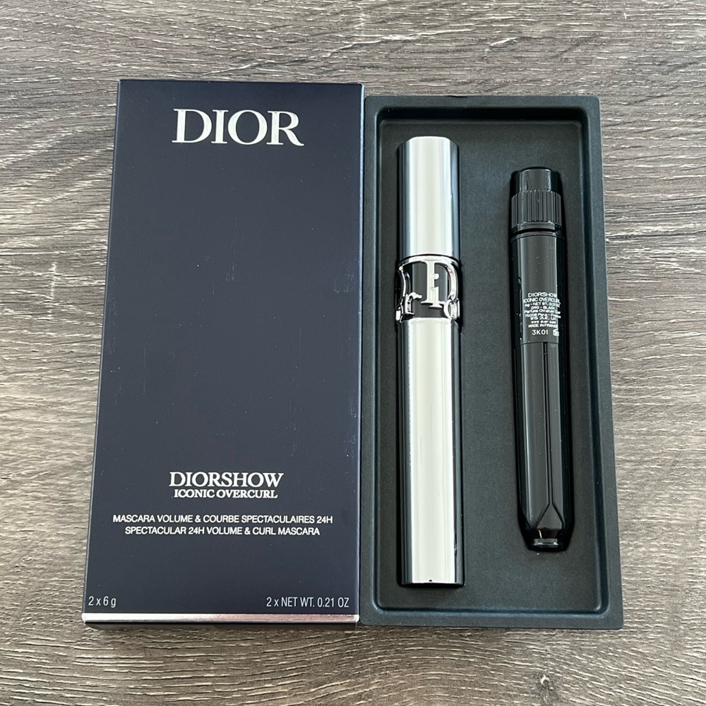 Dior Diorshow Iconic Overcurl Spectacular 24H a volume and Curl Mascara 6g x2